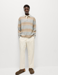 Pure Cotton Striped Rugby Shirt