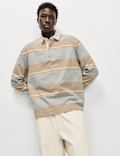 Pure Cotton Striped Rugby Shirt