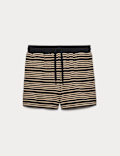 Cotton Rich Variegated Stripe Shorts