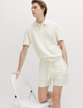Boucl&eacute; Cotton Rich Shorts