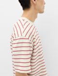 Cotton Rich Textured Breton T-Shirt