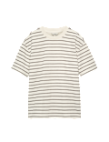 Cotton Rich Textured Breton T-Shirt