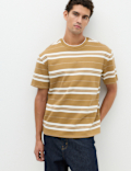 Pure Cotton French Rib T-Shirt