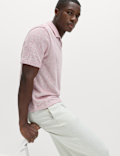 Relaxed Fit Pure Cotton Pique Polo Shirt