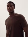 Pure Cotton Crew Neck T-Shirt