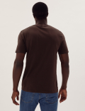 Pure Cotton Crew Neck T-Shirt