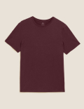 Pure Cotton Crew Neck T-Shirt