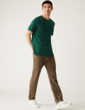 Pure Cotton Crew Neck T-Shirt