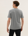 Pure Cotton Crew Neck T-Shirt