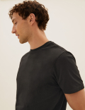 Pure Cotton Crew Neck T-Shirt