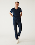 Pure Cotton V-Neck T-Shirt