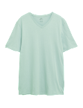 Pure Cotton V-Neck T-Shirt