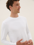 Pure Cotton Long Sleeve T-Shirt