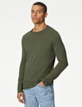 Pure Cotton Long Sleeve T-Shirt