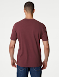 Regular Fit Pure Cotton Crew Neck T-Shirt