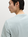 Pure Cotton Regular Fit Crew Neck T-Shirt