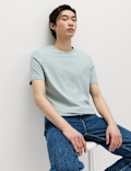 Pure Cotton Regular Fit Crew Neck T-Shirt