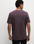Regular Fit Pure Cotton Crew Neck T-Shirt