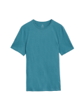 Regular Fit Pure Cotton Crew Neck T-Shirt