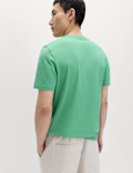 Pure Cotton Regular Fit Crew Neck T-Shirt