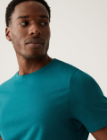 Regular Fit Pure Cotton Crew Neck T-Shirt