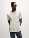 Regular Fit Pure Cotton Crew Neck T-Shirt