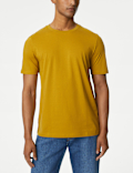 Regular Fit Pure Cotton Crew Neck T-Shirt