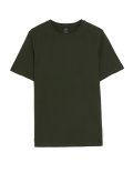 Regular Fit Pure Cotton Crew Neck T-Shirt