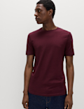 Regular Fit Pure Cotton Crew Neck T-Shirt