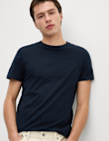 Slim Fit Pure Cotton Crew Neck T-Shirt