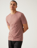 Slim Fit Pure Cotton Crew Neck T-Shirt