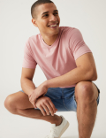 Pure Cotton V-Neck T-Shirt