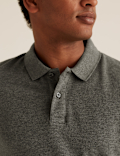 Pure Cotton Long Sleeve Polo Shirt