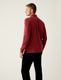 Pure Cotton Long Sleeve Polo Shirt