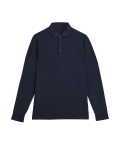 Pure Cotton Long Sleeve Polo Shirt