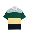 Oversized Pure Cotton Short Sleeve Rugby Shirt