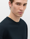 Relaxed Fit Cotton Rich Crew Neck T-Shirt