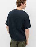 Relaxed Fit Cotton Rich Crew Neck T-Shirt