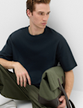 Relaxed Fit Cotton Rich Crew Neck T-Shirt