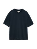 Cotton Rich Crew Neck T-Shirt with Lyocell