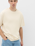 Relaxed Fit Cotton Rich Crew Neck T-Shirt