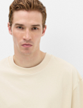 Relaxed Fit Cotton Rich Crew Neck T-Shirt