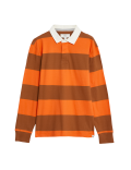 Regular Fit Pure Cotton Stripes Polo Collar Tshirt
