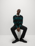 Pure Cotton Striped Rugby Shirt