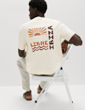 Pure Cotton Libre Ibiza Graphic T shirt