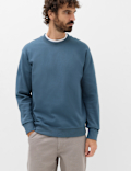 Ultimate Cotton Rich Crew Neck Sweatshirt