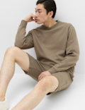 Ultimate Cotton Rich Crew Neck Sweatshirt