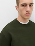 Ultimate Cotton Rich Crew Neck Sweatshirt