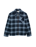 Wool Blend Fleece Check Shacket