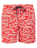 Quick Dry Crocodile Print Swim Shorts